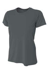 A4 Women’s Cooling Performance Short Sleeve Tee - Graphite - XS